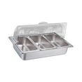 thumbnail image 1 of Tnarru Buffet Chafer Set Chafing Buffet Chafer Set Parties Catering Events Banquet Rectangular Catering Stainless Steel Chafing Dish 3 slots, 1 of 8