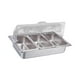 thumbnail image 1 of Chafing Buffet Chafer Set Buffet Chafer Set Bandeja de comida Eventos con tapa Chafers rectangulares Cocina Banquete Comedor Comida Chafer 3 ranuras, 1 of 9