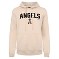 thumbnail image 2 of Men's Levelwear Khaki Los Angeles Angels Podium Team Arch Pullover Hoodie, 2 of 3