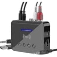 thumbnail image 1 of Bluetooth 5.0 Receiver Transmitter FM Stereo AUX 3.5mm Jack RCA Wireless NFC Bluetooth Audio Adapter for TV PC Headphone, 1 of 5