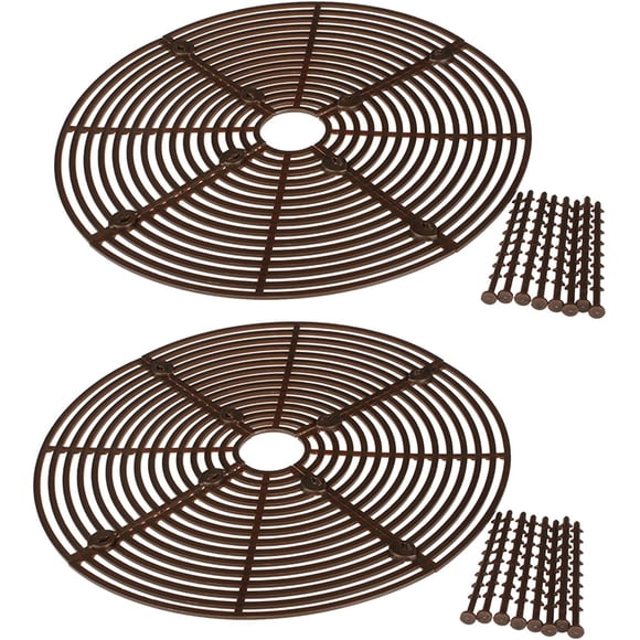 Plant Pot Grid Cover, Decorative Plant Pot Protector For Indoor Plants, Cuttable Design For Adjustable Fit, Pet And Baby Proof, Keeps Plants Healthy