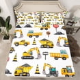 thumbnail image 2 of Castle Fairy Cartoon Truck Twin Sheet Sets,Abstract Stripes Bedding, 2 of 7