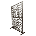 thumbnail image 6 of Tcbosik 72"H x 45"W Metal Privacy Screen, Freestanding Decorative Privacy Fence, Room Divider & Privacy Panel for Deck, Porch, Garden, Backyard, Black, 6 of 7