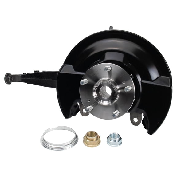 TRQ Complete Wheel Hub Bearing & Steering Knuckle Assembly LH for Accord 2.4L BHA42808 Fits select: 2003-2007 HONDA ACCORD