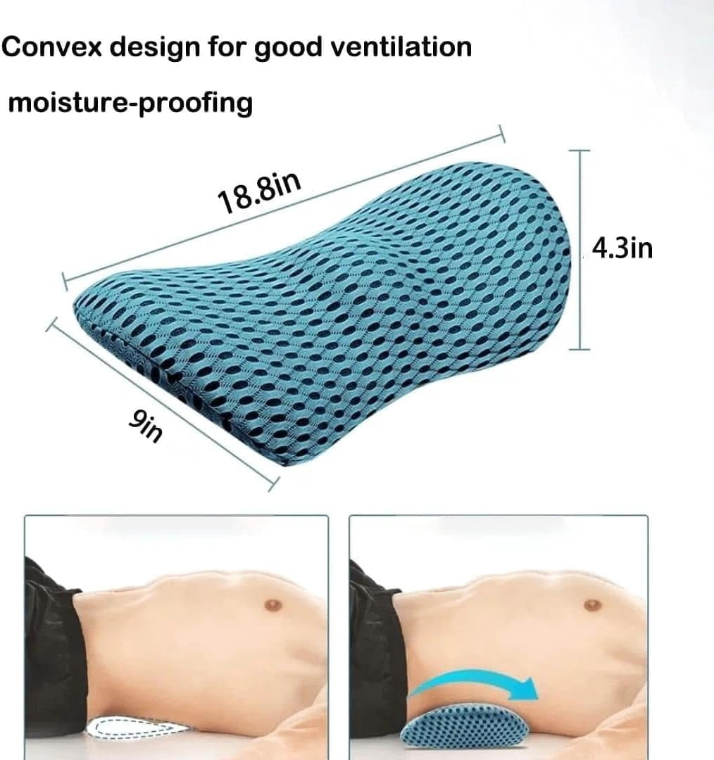 Original Neocushion Lumbar Support Pillow, 2026 New Lumbar Support Pillow, Memory Foam Lumbars Pillows for Back Pain and Sleep Discomfort, Durable, Breathable and Stylish (White)
