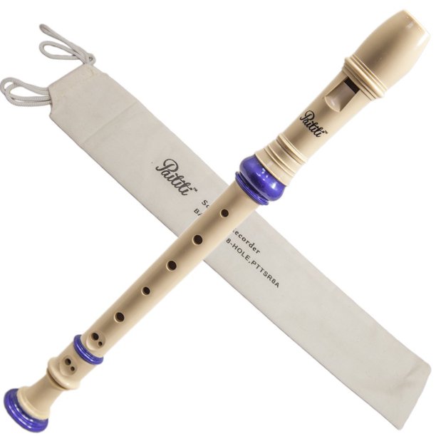 Paititi Soprano Recorder 8Hole With Cleaning Rod + Carrying Bag
