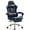 Balck&Blue, variant on Aukfa Video Game Chair with Footrest, Racing Style Gamer Chair w/ Lumbar Support for Adults, Blue