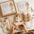 thumbnail image 3 of Crochet Kit for Beginners, Praying Guardian Angel Spiral Ornament DIY Craft Set, Complete Yarn Tool Pack with Step-by-step Guide, Religious Hanging Decor for Xmas Mirror Mantel Holiday Gift, 3 of 6