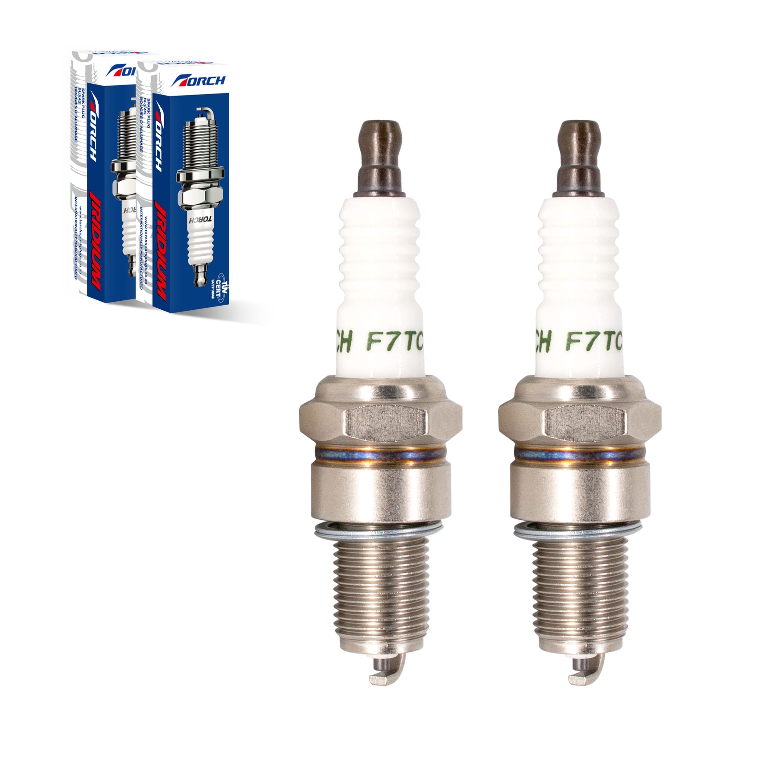 TECHIE Spark Plug Compatible with NGK BP7ES, BOSCH W5DC, CHAMPION