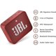 thumbnail image 4 of GO 2 - Mini Altavoz Bluetooth Portátil - IPX7 Resistente al Agua para Piscinas y Playas - Batería de 5 h - Calidad de Audio JBL - Rojo, 4 of 5