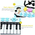 thumbnail image 3 of OULII 1Set Education Piano Toy in Blue Plastic for exercise and early engagement, 3 of 7