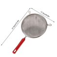 thumbnail image 3 of Birdeem Stainless Steel Double Ear Handheld Filter Sieve Flour Sieve Baking Gadget, 3 of 10