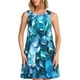 thumbnail image 1 of Fotbe Blue Kyanite Vestido de Verano sin Mangas para Mujer – Vestido Midi Línea A, Estilo Camiseta Floral, Vestido Playero Casual y Fluido, 1 of 7