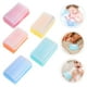 thumbnail image 2 of 5 esponjas exfoliantes para el cabello de bebé, cepillos suaves para la costra láctea, para el baño de recién nacidos y para limpiar el cuero cabelludo sensible., 2 of 6