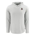 thumbnail image 2 of Men's Cutter & Buck Gray Arkansas Razorbacks Coastline Epic Comfort Eco Recycled Long Sleeve Hoodie T-Shirt, 2 of 3