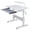 White, variant on Fompes Computer Desk,40-Inch Long Home Office Desk,Modern Writing Desk with Storage Shelf, U-Shaped Legs (Black)