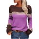 thumbnail image 1 of Puntoco Suéter Suéter De Rayas A Juego De Colores para Mujer Liquidación De Navidad Puntoco Puntoco-3367, 1 of 5