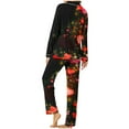 thumbnail image 5 of MIUOWANP Womens Big and Tall Pajama Sets Women's Valentine's Day Printed Pajama Set For Daily Home Wear With Pocket Red S, 5 of 5