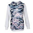 thumbnail image 4 of Con Capucha Con Estampado Floral Para Mujer Con Cuello Y Cuello Con Capucha SG Colco  Sudadera con capucha floral para mujer, 4 of 8