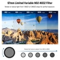 thumbnail image 3 of Juego de filtros NEEWER 67 mm Variable ND + CPL + Black Diffusion 1/4, 3 of 9