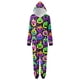 thumbnail image 3 of Family Halloween Pjs Matching Sets Halloween Print Long Sleeve Zippered One Piece Pajama Hooded Jumpsuit Winter Halloween Pjs Family Set, 3 of 5