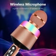 thumbnail image 3 of Amdohai 3 In 1 Wireless Microphone Portable Handheld Mic Speaker Adjustable Volume LED Lights, 3 of 9