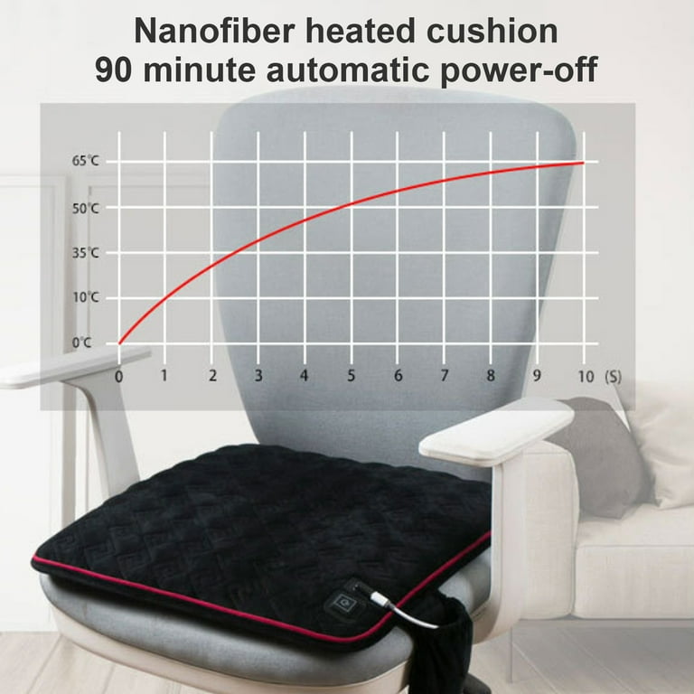 A Heated Cushion Sofa Office Chair Universal Electric Heating Pad