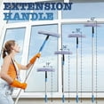 thumbnail image 2 of Window Cleaning Kit with Storage Bucket,Window Washing Kit with 4.13Ft Extension Pole,Scrubber,Spray Bottle,Duster Cloth,Squeegee with Rotating Head,Professional Window Cleaning Squeegee Kit, 2 of 7