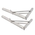 thumbnail image 1 of Folding Shelf Brackets, L Brackets Durable With 2pcs For Most People For Boats Yachts, Front Desks, 1 of 8