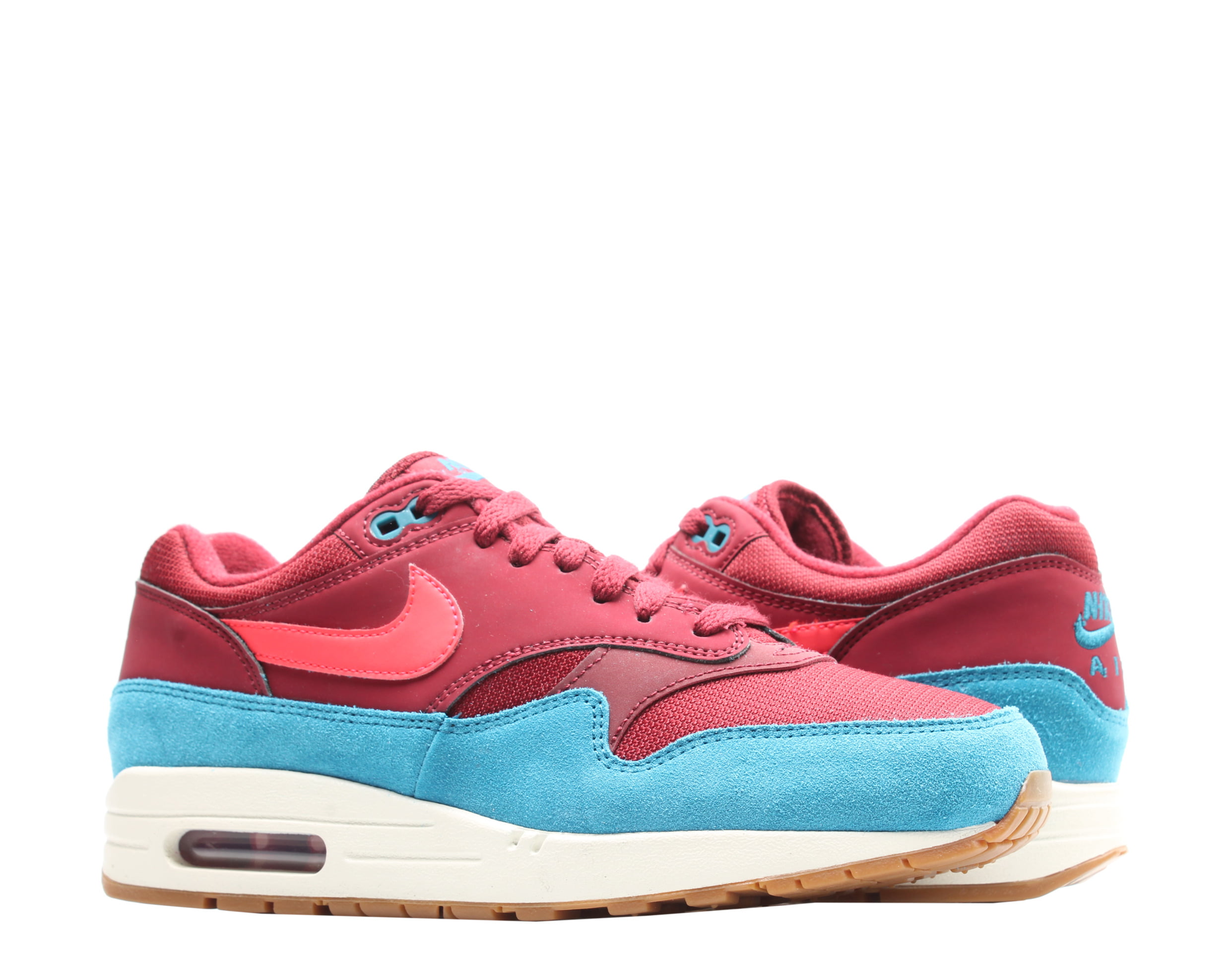 nike air max 1 team red green abyss
