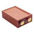 thumbnail image 1 of Goriertaly 1/2/3 Stackable Desktop Organizer Sturdy And Reliable Storage For Clutter-Free Desk 8016orange 1 Pc, 1 of 6