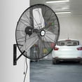 thumbnail image 5 of Achazel 24" Industrial Wall Mount Fan, 3-Speed 6500 CFM High Velocity Oscillating Heavy Duty Air Circulator for Garage Warehouse Shop, UL Listed, 5 of 8