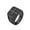 Black, variant on Men's Stainless Steel Vintage Cool Solid 15mm Honeycomb Pattern Cross Crucifix Biker Ring European and American Style Gold Size 11