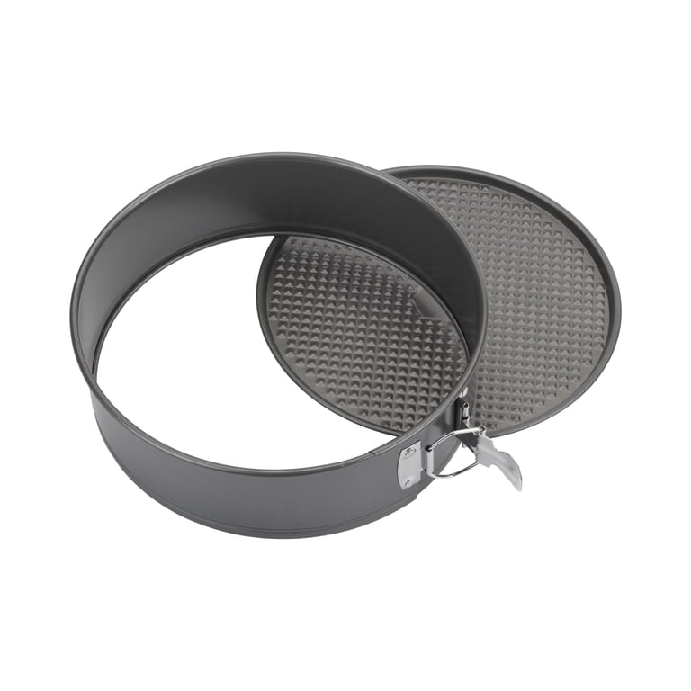 DecorRack 9 Inch Round Cake Pan - Non-Stick Carbon Steel, Heavy Duty For Baking Pies & Pizzas