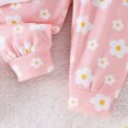thumbnail image 7 of Baby Girl Newborn Going Home Outfit Long Sleeve Letter hi I'm new here Print Ruffle Romper+ Floral Pants + Cute Headband Sets for Fall Winter 0 3 6 Months, 7 of 7