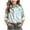 Mint Green, variant on Boys & Girls Printed Shirt Button Down Collar Long Sleeve Casual Jacket Spring Summer Vintage Style Outerwear