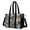 Pioneer Flower Floral-2, variant on Teacher Tote Bag,Pioneer Flower Floral Print Pattern Teacher Utility Tote Bag,Large Work Tote Bags for Women with Multiple Pockets,Top Zipper Closure,13.8x10.6x6.7 Inch