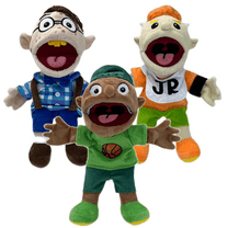 Junior Puppet Soft Plush,Jeffy Soft Plush Hand Puppet for Kids,Puppet Plush Show Play Plush Doll Gift