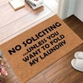 thumbnail image 2 of Yeetfub Welcome Indoor Outdoor Door Mats Non Slip No Soliciting Doormat Welcome Doormat Carpet Doormat No Soliciting We Have Found Please Go Doormat Door Mat Outside Entrance&nbsp;Door Rug 16x24IN, 2 of 7