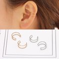 thumbnail image 3 of Manchons d'Oreille Décoratifs Boucles d'Oreilles en Alliage pour Cartilage Boucles d'Oreilles Non Percées pour Femmes, 3 of 10