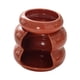 thumbnail image 3 of Quemador de aceites aromáticos, portavelas, incensario portátil de cerámica, quemador de aceites esenciales para la cocina y la meditación., 3 of 9