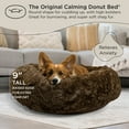 thumbnail image 4 of Best Friends by Sheri The Original Calming Donut Dog and Cat Bed in Lux Fur Dark Chocolate, Medium 30x30", 4 of 6