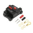 thumbnail image 2 of 12V Breaker, Car Audio Circuit Breaker Manual Reset, Protecting Stereo System, High Current Overload, DC Sound Amplification, Plastic Casing, Easy, 2 of 7