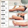 thumbnail image 3 of Overmont Yoga Wheel Set 3 Pack Yoga Foam Roller Perfect for Back Pain Backbends & Stretches Increase Strength & Flexibility, Massage Ball Included, 3 of 7