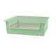 thumbnail image 4 of Caja de arena para conejos, bandeja para orinar, fácil de limpiar, valla elevada, caja para orinal, esquina de entrenamiento para conejillo de , Verde Yinane Inodoro con bandeja de arena, 4 of 8