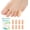 Skin Color, variant on Promifun Silicone Toe Protectors Caps Toe Sleeves Ingrown Toenails Blisters Toe Caps for Pain Relief 4 Pairs,Skin Color,Size L