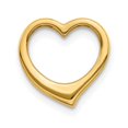 thumbnail image 1 of Finest Gold 11 x 12 mm 14K Yellow Gold 3-D Floating Heart Slide Pendant, 1 of 2
