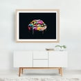 thumbnail image 6 of Colorful lips - Painting Pop Art Modern Art Psychedelic Abstract Graffiti Surrealism Unframed Wall Art Print 4 x 6 inches, 6 of 7