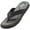 Charcoal, variant on Norty Men's Comfortable and Casual Slip-On Memory Foam Flip Flop Thong Sandal