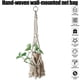 thumbnail image 3 of Colgador De Macramé Para Plantas, Maceta Colgante, Cesta Decorativa Para Maceta, Soporte Para Interior Y Exterior, Decoración Bohemia Para El Hogar Eigraketly HA023896-00, 3 of 7